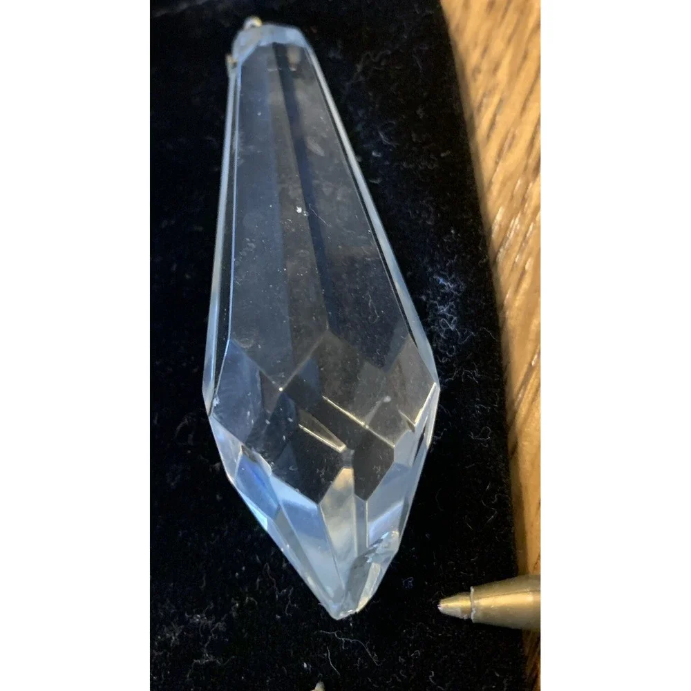 Vintage Crystal Glass‎ Chandelier Lamp Parts  Icicles Prisms Pendants